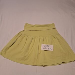 Hanna Andersson girls green size 150 or 12 skirt